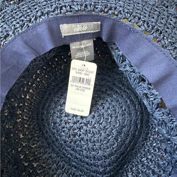 Aerie Crochet Straw Sunhat - Picture 2 of 2